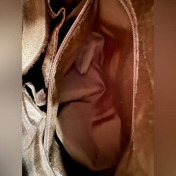 Coach Signature Stripe Tote Bag Brown and Tan Classic Style - Picture 10 of 15